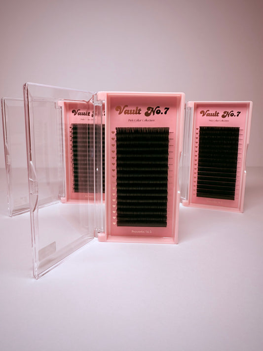Pink Collar Collection Lash Trays